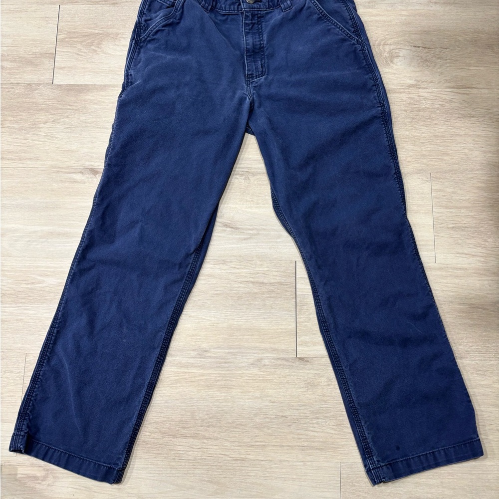 Carhartt Relaxed Fit Carpenter Pants | 33x30 | Navy